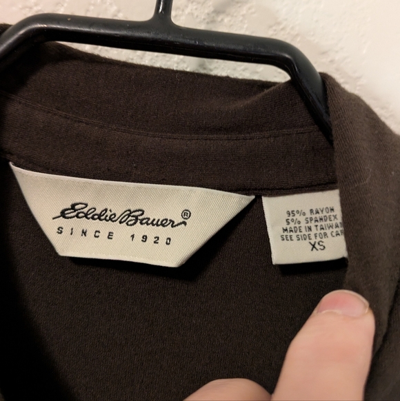 Eddie Bauer Brown Shirt - Picture 3 of 6